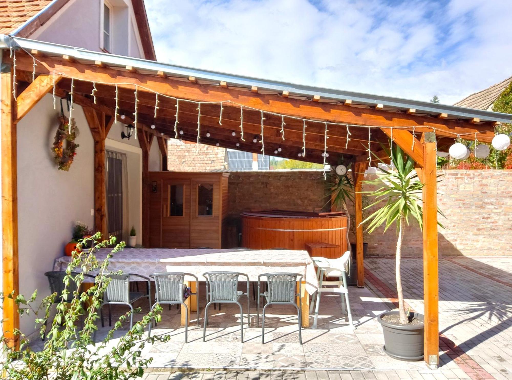 Borostyankut Wellness Home Bakonybél Exteriör bild